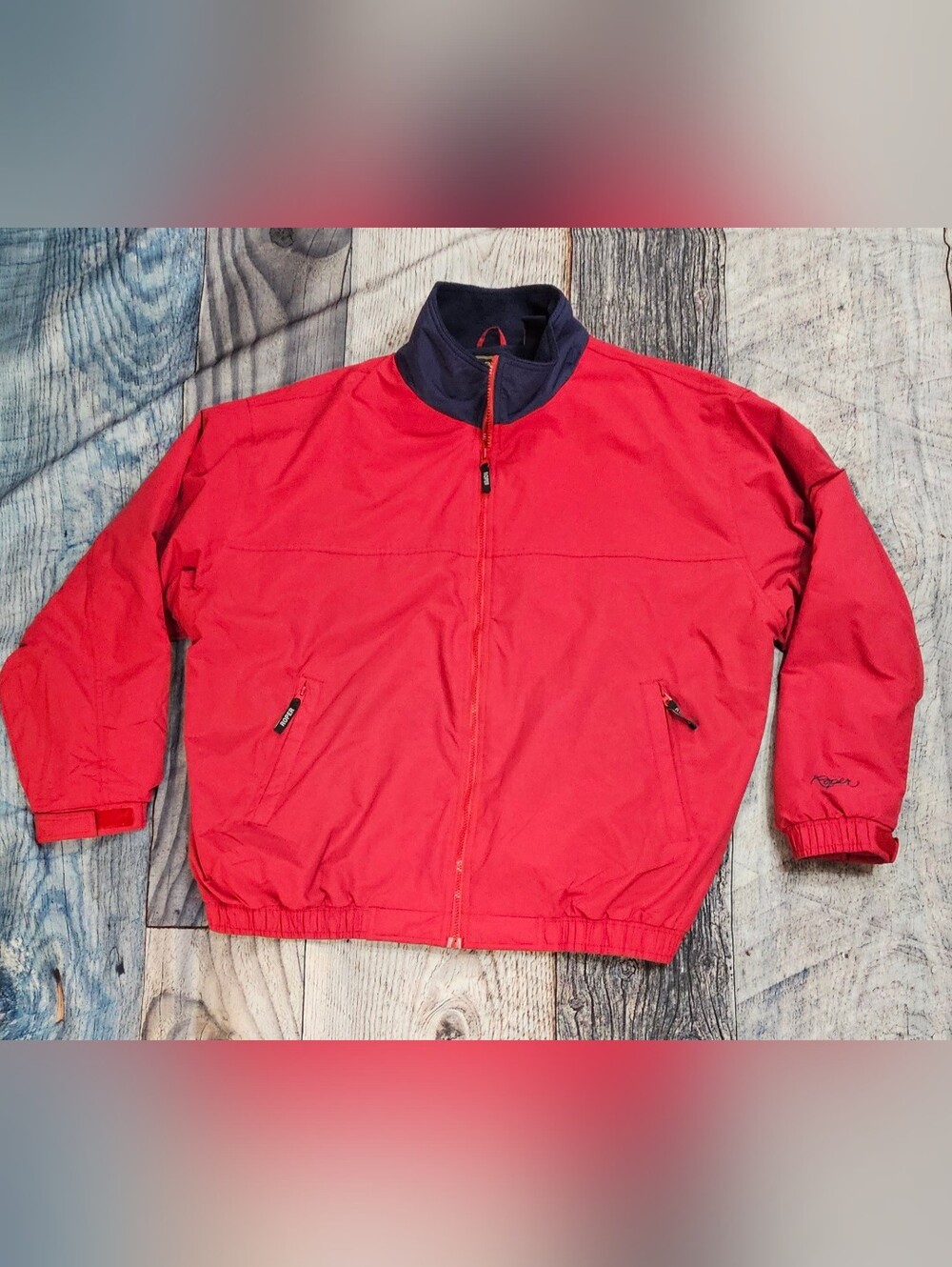 Vintage Roper Jacket Fleece Lined Full-Zip Double Pockets Roper Logo Men's XXL
